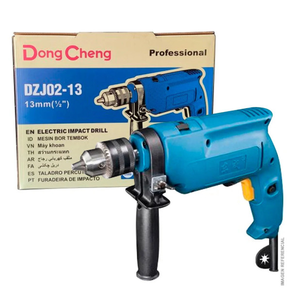 TALADRO DONGCHENG DZJ02-13 1/2" 500W PERCUTOR