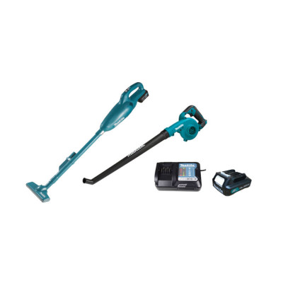COMBO MAKITA CLX248 SOPLADORA UB101D + ASPIRADORA CL108FD 1 BATERIA + CARGADOR