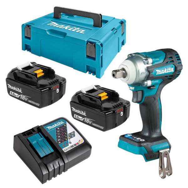 PISTOLA IMPACTO MAKITA 1/2 DTW1002JX3 + CARGADOR+ 2 BATERIA 3 AMP