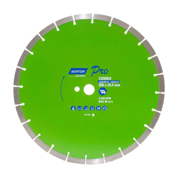 DISCO DIAM NORTON 16" CONCR/ASFALTO