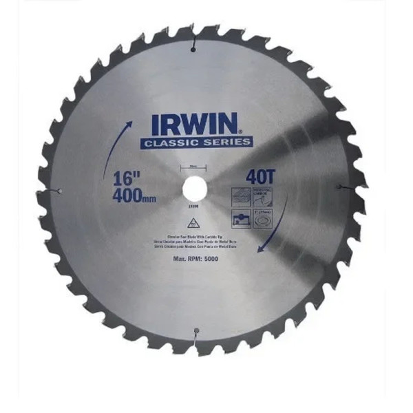 DISCO IRWIN 16"*40 MADERA