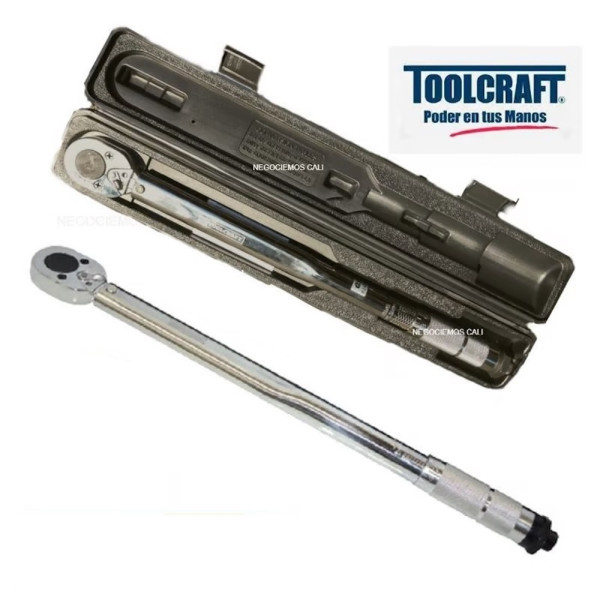 TORQUIMETRO TOOLCRAFT 10-150 LB/FT 1/2" TC3365