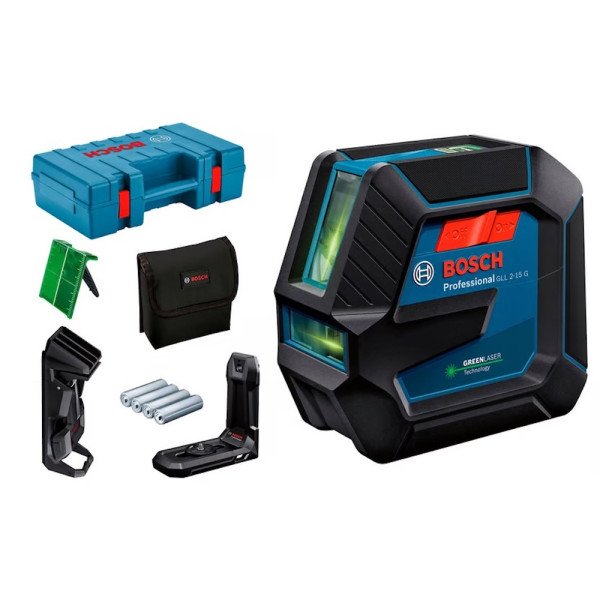NIVEL BOSCH GLL 2-15G LUZ VERDE