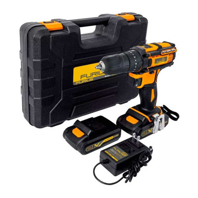 TALADRO FURIUS FCD21 21V 2 BATERIAS + CARG. ESTUCHE