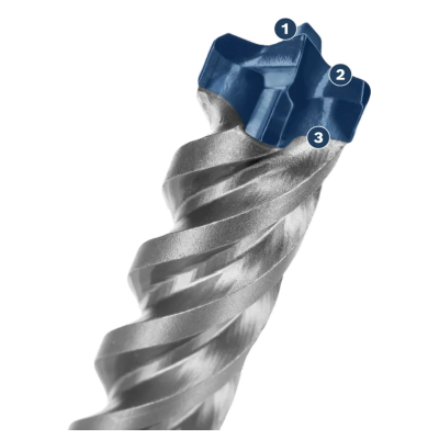 BROCA SDS MAX BOSCH 1" *21" 8X