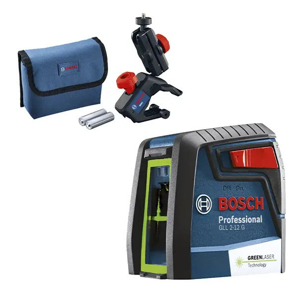 NIVEL BOSCH GLL 2-12G (VERDE) +SOPORTE