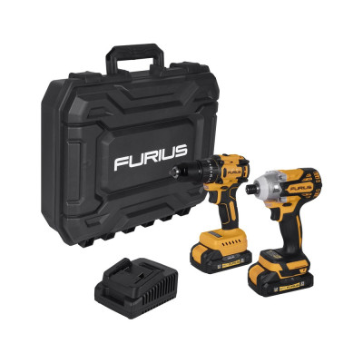 COMBO FURIUS FB214KIT TALADRO FID2114 + ATORN FDR21 BRUSHLESS